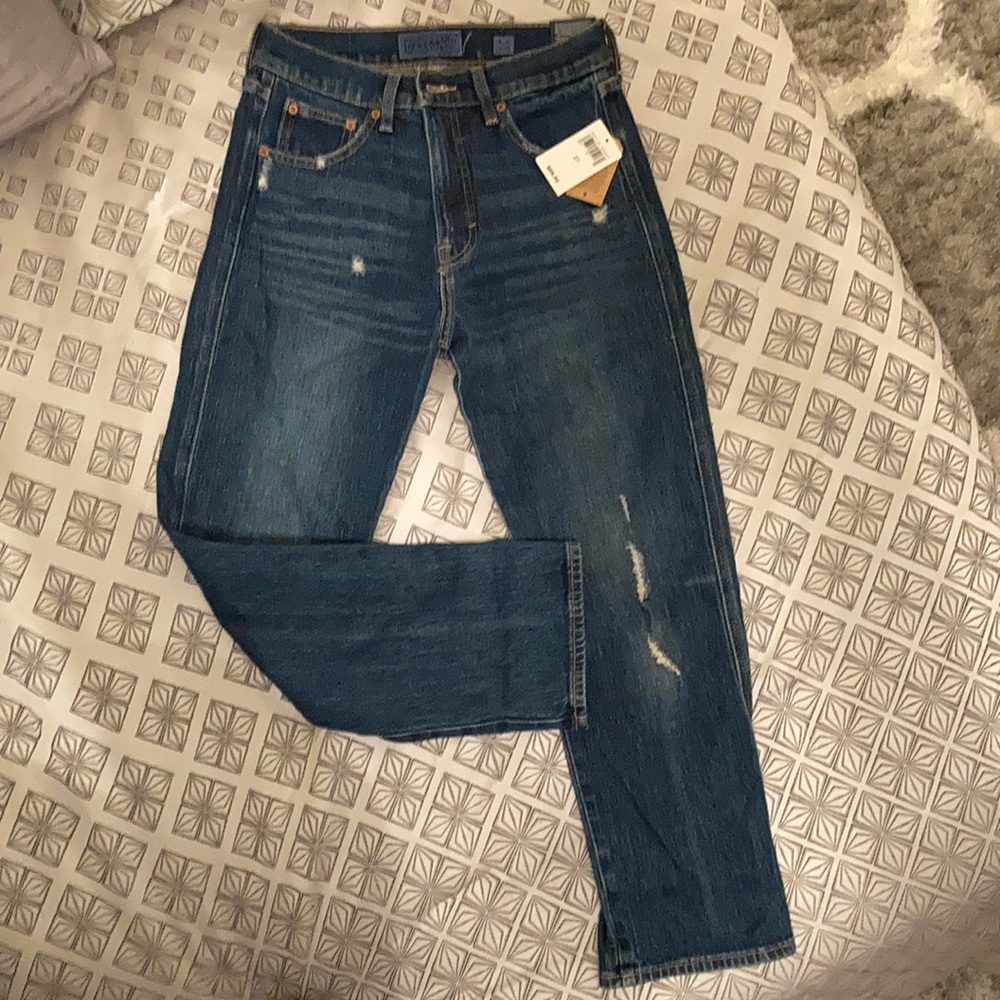 Lucky Brand straight crop jeans
